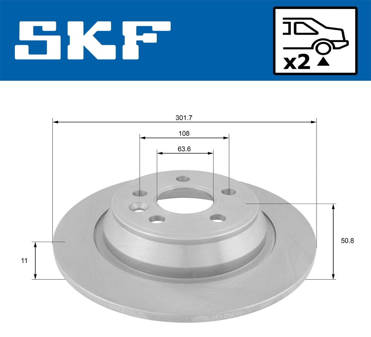 SKF VKBD 90132 S2 спирачен...